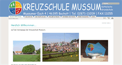 Desktop Screenshot of kreuzschule-mussum.bocholt.de