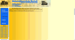Desktop Screenshot of melanchthonschule.bocholt.de