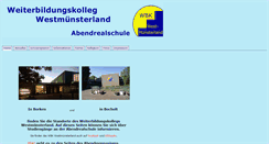 Desktop Screenshot of abendrealschule.bocholt.de