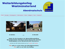Tablet Screenshot of abendrealschule.bocholt.de